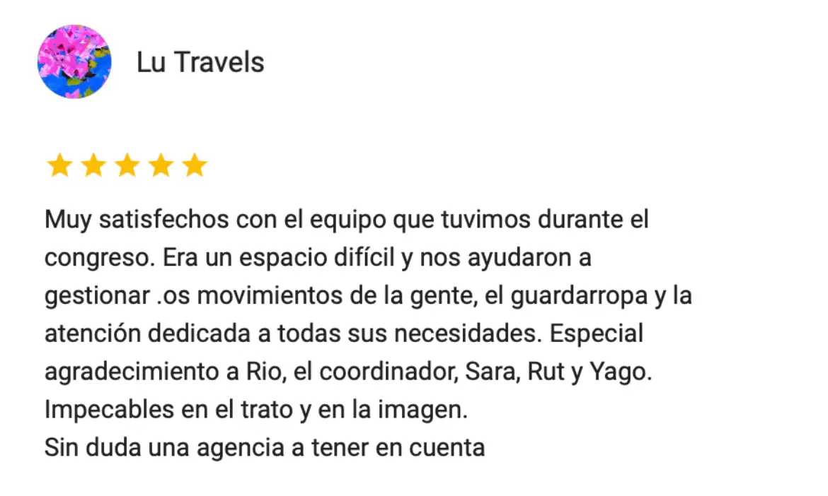 Reseña de cliente de Eloquence 5